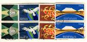 SOUTH AFRICA 1966 Fifth Anniversary of the Republic. Set of 4 in joined pairs. - 20786 - VFU