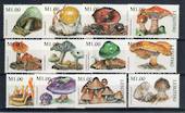 LESOTHO 1998 Fungi. The 12 values from the sheetlet. - 20789 - UHM