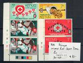 KENYA 1985 Red Cross. Set of 4 in plate pairs. - 20795 - UHM