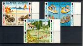 JERSEY 2001 Standard Postage Issue. Set of 12 in Blocks of 4. - 20821 - FU