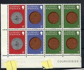 GUERNSEY 1979 Definitives. Two Booklet Strips of SG 178a in plate block. Not readily available. - 20825 - UHM