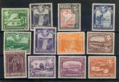 BRITISH GUIANA 1938 Geo 6th Definitives. Set of 12. - 20880 - LHM