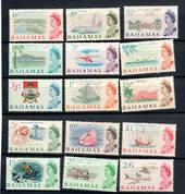 BAHAMAS 1965 Elizabeth 2nd Definitives. Set of 15. - 20886 - UHM