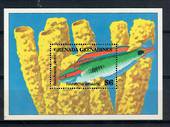 GRENADA GRENADINES Fish Rainbow Wrasse. Miniature sheet. - 20903 - UHM