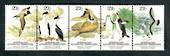 AUSTRALIAN ANTARCTIC TERRITORY 1983 Regioal Wildlife. Strip of 5. - 20924 - UHM