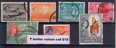 SINGAPORE 1955 Definitives. Selection of the better values including the $2 and $5. - 20928 - FU