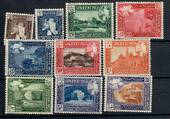 KATHRI State of SEIYUN 1954 Sultan Hussein Definitives and 1964 additional values. Set of 13. - 20941 - UHM