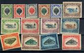 KEDAH 1912 Definitives. Set of 14. High values very lightly hinged. - 20942 - LHM