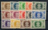 WALLIS and FUTANA ISLANDS 1944 Free-French Administration. Set of 14. - 20966 - LHM