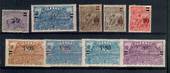FRENCH GUIANA 1924 Surcharges. Set of 9. - 20969 - Mint
