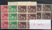 NEW ZEALAND 1956 Health. Set of 3 plus the Deep Sepia shade (cv $12.50). - 20979 - UHM