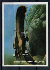 NEVIS 1998 Fish International Year of the Ocean. Miniature sheet. - 20996 - UHM