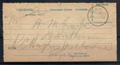 NEW ZEALAND 1890 Receipt for Registered Letter. A Class cancel NEW PLYMOUTH. - 21021 - PostalHist