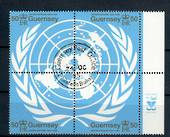 GUERNSEY 1995 50th Anniversary of the United Nations. Block of 4. - 21023 - VFU