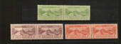 NEW ZEALAND 1925 Dunedin Exhibition. Two sets. Joined pairs. - 21036 - UHM