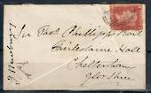 GREAT BRITAIN 1866 1d Red Cover. Postmark BROADWAY 15/5/66 and backstamp CHELTENHAM 16/5/66. - 21066 - PostalHist