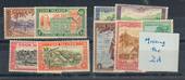 COOK ISLANDS 1949 Definitives. Set of 10. Scott 131-140 $US 19.35. - 21088 - LHM