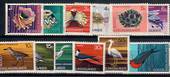 COCOS (KEELING) ISLANDS 1969 Definitive Set of 12. Thematic Birds and  Fish. LHM  Scott 8-19 $US 11.10. - 21095 - LHM
