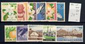 COOK ISLANDS 1963 Definitive Set of 11. Scott 148-158 $US 15.15. - 21098 - UHM