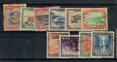 NIUE 1950 Definitive Set of 10. Scott 94-103 $US 6.40. - 21113 - FU