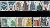 WEST BERLIN 1987 Tourist Sights. 13 of the 15 values. Excludes the two items issued in 1990. - 21154 - UHM