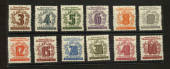 WEST GERMANY 1981 Postage Labels. Set of 14. - 21155 - UHM