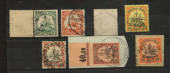 MARSHALL ISLANDS 1901 No watermark set to 50c with expertizing marks of Richter and Bothe on the 3pf and 20pf. - 21161 - VFU