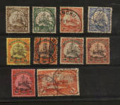 GERMAN SOUTH WEST AFRICA 1900 No watermark set to 1 mark. Nice cancel OKARANDJA on the 1 mark. - 21166 - VFU