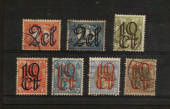 NETHERLANDS 1923 Surcharges. Set of 7 - 21221 - FU