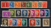 NETHERLANDS 1946 Definitives.  Set of 25. - 21245 - FU