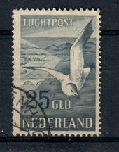NETHERLANDS 1951 Air 25g Gull. Good perfs. Centred slightly east. Good stamp. - 21257 - VFU