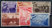 RUSSIA 1947 10th Anniversary of the Volga-Moscow Canal. Set of 6. - 21358 - Mint