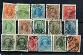 RUSSIA 1927 Definitives. Set of 15 plus shade of the 20k. - 21361 - Used