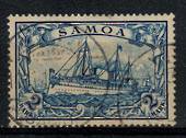 SAMOA 1900 Yacht 2m Blue. Perfectly centred copy with APIA cds. Great perfs. A lovely stamp. - 21398 - FU