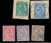 ALBANIA 1913 Definitives. Set of 6. - 21411 - FU