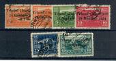 ALBANIA 1925 Return of the Government to Tirana in 1924. Set of 6. - 21418 - VFU
