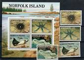 NORFOLK ISLAND 1986 Marine Life. Set of 4 and miniature sheet. - 21426 - UHM