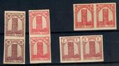 FRENCH MOROCCO 1943 Definitives. 4 values in imperf pairs. - 21443 - UHM