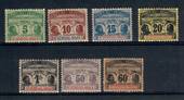 UPPER SENEGAL AND NIGER 1906. Postage Due. Set of 7. Some hinge remains but fresh appearance. - 21450 - Mint