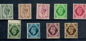 GREAT BRITAIN 1937 Geo 6th Definitives 4d to 1/-. - 21452 - UHM