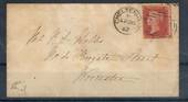 GREAT BRITAIN 1862 Letter from Cheltenham to Worcester. Very tidy. - 21457 - PostalHist