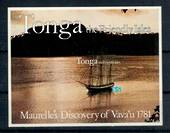 TONGA 1981 Bicentenary of Maurelle's Discovery of Vava'u. Miniature sheet. - 21473 - UHM