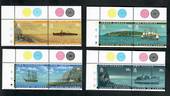 TRISTAN DA CUNHA 1997 Visual Communications. Set of 8 in joined pairs. - 21559 - UHM
