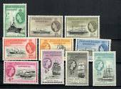 FALKLAND ISLANDS DEPENDENCIES 1954 Elizabeth 2nd Definitives. Set of 15. - 21575 - UHM