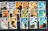ASCENSION 1996 Definitives Birds. Set of 16. - 21600 - UHM