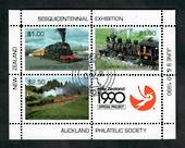 NEW ZEALAND 1990 Auckland Philatelic Society Sesquicentennial Exhibition miniature sheet. - 21696 - FU