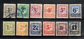 NEW ZEALAND 1939 Wage Tax. 12 values of the set. A couple are mint. - 21698 - Fiscal