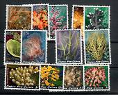 PAPUA NEW GUINEA 1982 Definitives Coral. Set of 14. The Coral values only. - 21706 - UHM