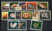 PAPUA NEW GUINEA 1968 Definitives Shells. Set of 15. - 21707 - UHM