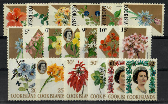 COOK ISLANDS 1967 Definitives. Set of 18 to the $2.00. - 21752 - UHM